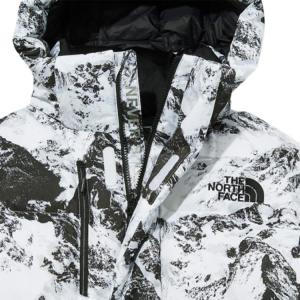 Пуховики и пальто зимние унисекс белый снежная гора THE NORTH FACE