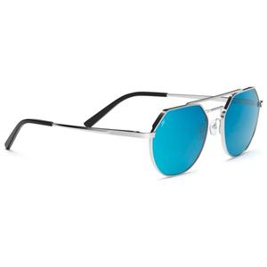 Солнцезащитные очки Shelby Shiny Silver Spirit, поляризованные, 555 нм, синие Serengeti