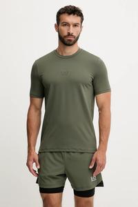 Футболка для тренировок Ea7 Emporio Armani, зеленый