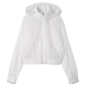 Куртка женская прозрачная белый Decathlon