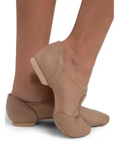 Джазовые туфли для девочек Jazz Glove с широкой колодкой Capezio, коричневый