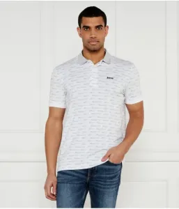 Поло Paddy Tape AO regular fit Boss Green, белый