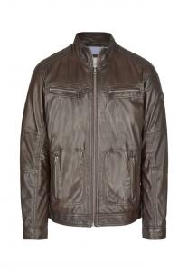 Куртка кожаная буфиделио Bugatti, коричневый