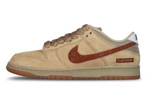 Nike Dunk SB устойчивые к истиранию низкие кроссовки для скейтбординга унисекс коричневый красный