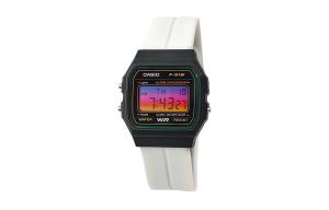 CASIO Мужские часы Retrofit Series с кварцевым механизмом, стальной браслет, черный циферблат