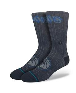 Мужские и женские носки Dallas Mavericks 2023/24 City Edition Crew Socks Stance, черный