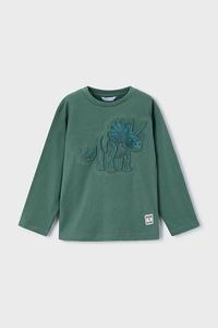 Детская хлопковая водолазка Mayoral, зеленый