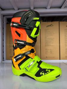 LEATT Внедорожные ботинки 5.5 4.5 Motorcycle T10 Trail T7 Tire Active Axle Anti-Fall Adv Riding Boots, 5.5 Orange-Green Universal Version, размер 45.5