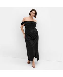 Женское длинное платье Запретная любовь CITY CHIC, Black