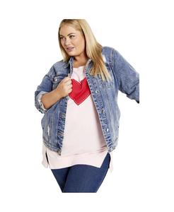 Женский свитер "Люби меня" AVENUE, Pink