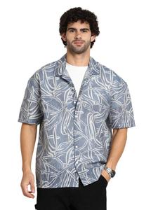 Рубашка на пуговицах Comfort fit Campus Sutra Mariam, Blue Denim