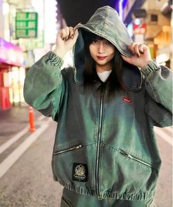 Надежная джинсовая куртка с капюшоном, сшитая на заказ подходит для различных мероприятий (мужская) Gallis Addiction, цвет Indigo