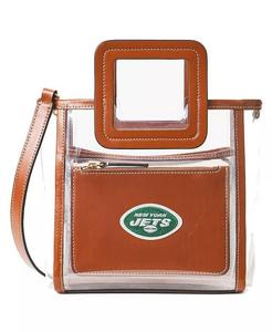 Женская прозрачная мини-сумка Shirley New York Jets Staud