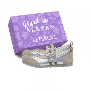 Туфли Мэри Джейн женские Alxnan, Silver+Box