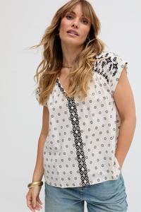 RAFFYA Блузка 'Amira' в белом цвете