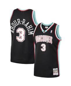 Мужское джерси Sharif Abdur-Rahim Black Vancouver Grizzlies 2000-2001 Hardwood Classics Swingman Mitchell & Ness, черный