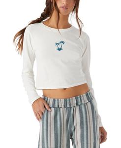 Детская зимняя белая футболка с длинными рукавами Paradise Point O'Neill, Winter White