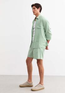 Рубашка RELAXED LINEN BLEND New Look, светло-зеленый