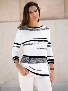 Свитер с рукавами 3/4 Classic Basics "свитер-подводная лодка", черный