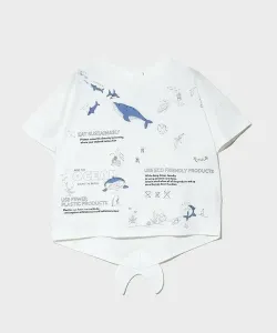 Футболка libi se mi to/ribi se mi to shark tail fin Gsc Womens Select, цвет White