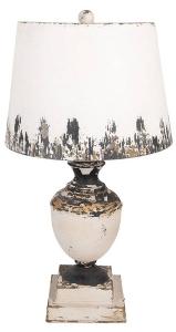 Настольная лампа Clayre & Eef Thuy, бежевый - металл - 32 x 60 x 32 см