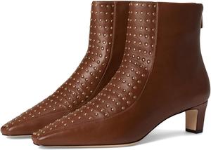 Женские ботильоны Bernardo Esme с заклепками, Almond