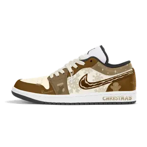 Jordan Air 1 устойчивые к истиранию нескользящие низкие винтажные баскетбольные кроссовки для мужчин Yellow