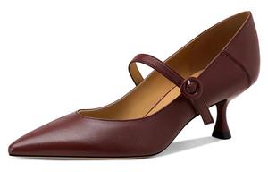 Туфли женские на высоком каблуке Jessica Sophia, цвет Burgundy