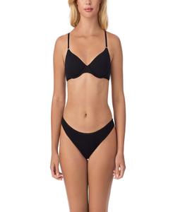 Женский хлопковый бюстгальтер Cabana без подкладки на косточках On Gossamer, Black