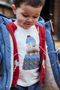 Детская хлопковая кофта с длинным рукавом Mayoral, синий