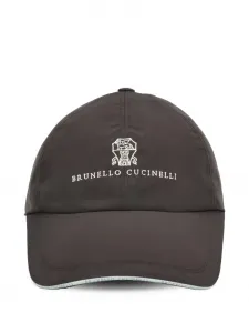 Бейсболка с логотипом Brunello Cucinelli, черный