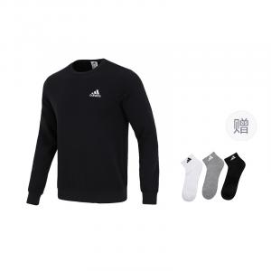 Флисовая толстовка Essentials Adidas, черный (includes 3 pairs of adidas socks)