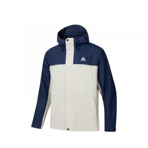 Куртка ветровка Anta Warm мужская сине-серая, Harbor Blue/Cool Gray