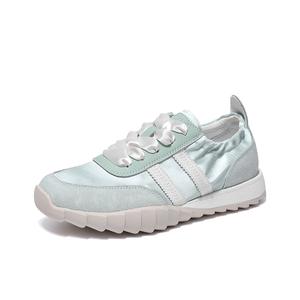 Help Женские зеленые повседневные низкие кроссовки с устойчивостью к истиранию, цвет Green