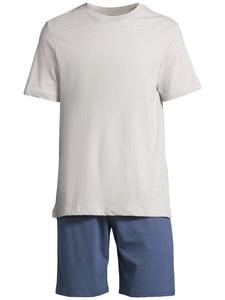 Пижама Schiesser Night & Home, цвет blau/grau