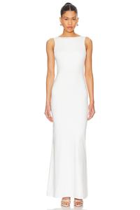 Платье макси астра Superdown, белый