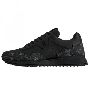 LOUIS VUITTON Кроссовки Run Away 2025 Spring Men's Collection Low-Top Casual Shoes Men's Black