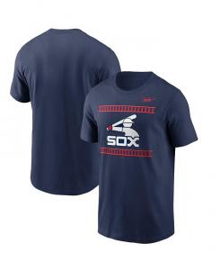 Мужская темно-синяя футболка Chicago White Sox Cooperstown Collection Hometown Nike, синий