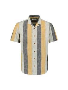 Рубашка на пуговицах классического кроя No Excess, желтый