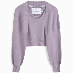 CK/ Трикотаж Женский Гиацинтовый Пурпурный Calvin Klein, фиолетовый