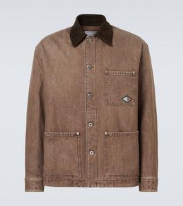 Хлопковая джинсовая куртка Bottega Veneta, Brown