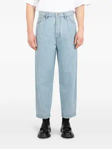 Джинсы Jap Boy Bleach с манжетами Société Anonyme, синий