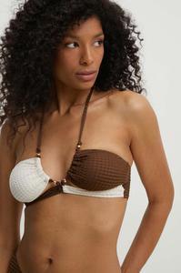 Бикини-топ Answear Lab, коричневый