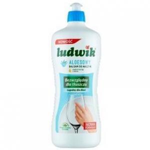 Премиальная жидкость для мытья посуды с экстрактом алоэ - 900 мл Ludwik