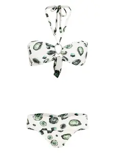 Бикини с принтом Brigitte, белый