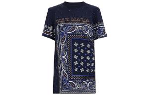 MaxMara Футболка женская синяя