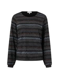 Рубашка с длинными рукавами черного и синего цветов More & More