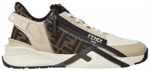 Шлепанцы Fendi Flow Slip-On 'Beige', кремовый