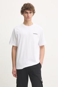 Хлопковая футболка Superdry, белый