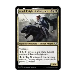 CCG Ариэль, рыцарь Виндгрейс (U), MTG - Commander Masters